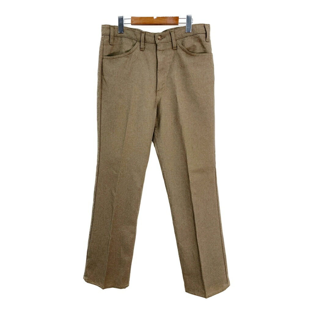 70s USA製 リーバイス　646 STA-PREST スタプレ　ブラウン 70s アメリカ製 Levi's 646 Big E リーバイス スタプレ スタ
