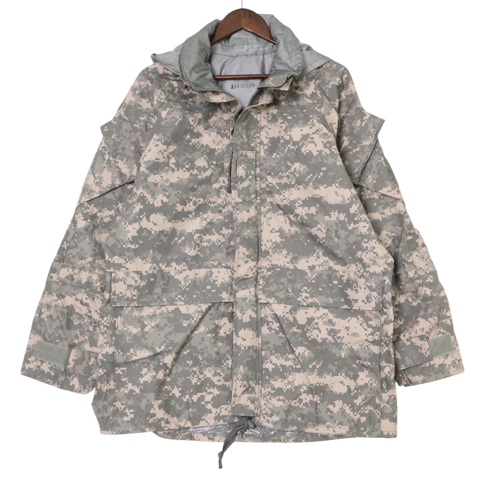 00年代 米軍実物 U.S.ARMY ECWCS GEN3 level6 ハードシェル UCPカモ セージグリーン (メンズ MEDIUM REGULAR) 中古 古着 A3315