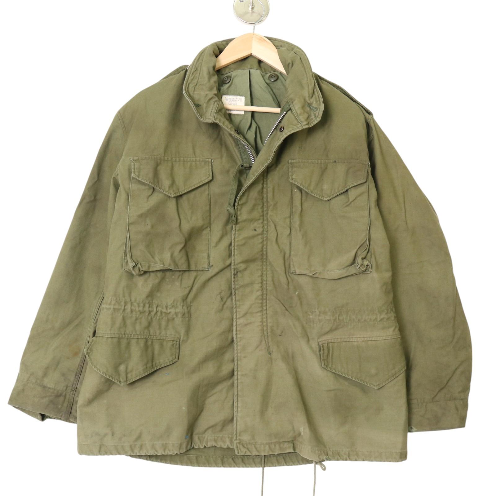 60年代 米軍実物 U.S.ARMY M-65 フィールドジャケット 2nd ヴィンテージ ミリタリー オリーブ (メンズ MEDIUM M) 中古 古着 A3399|YAMAHISA USEDCLOTHINGSHOP