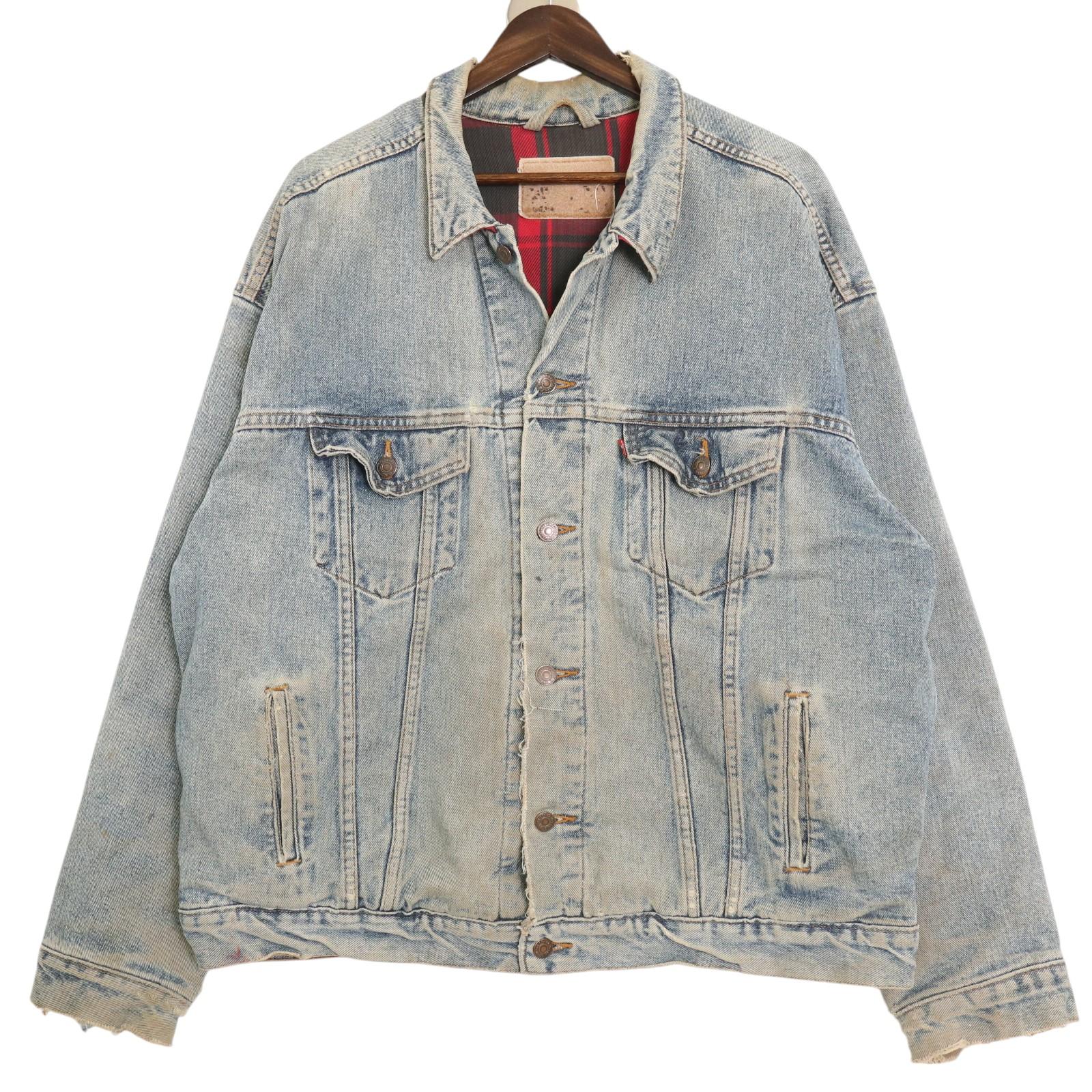 FaLiLV 完全受注生産 Sサイズ 楽天市場】90's Levi's 70417 Flannel Lined Denim Jacket (90年代