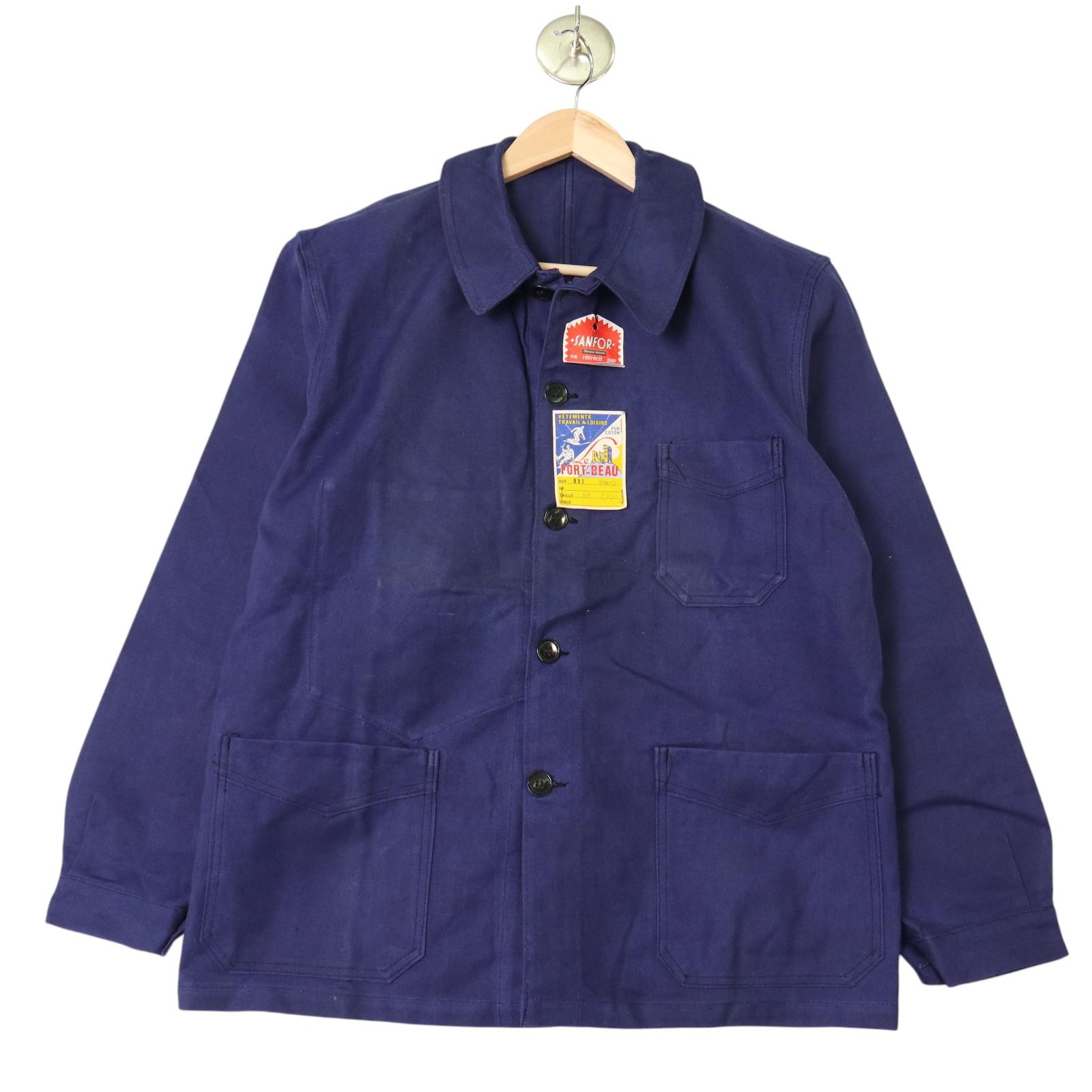 50s デッドストック フレンチ ワークジャケット コットンツイル