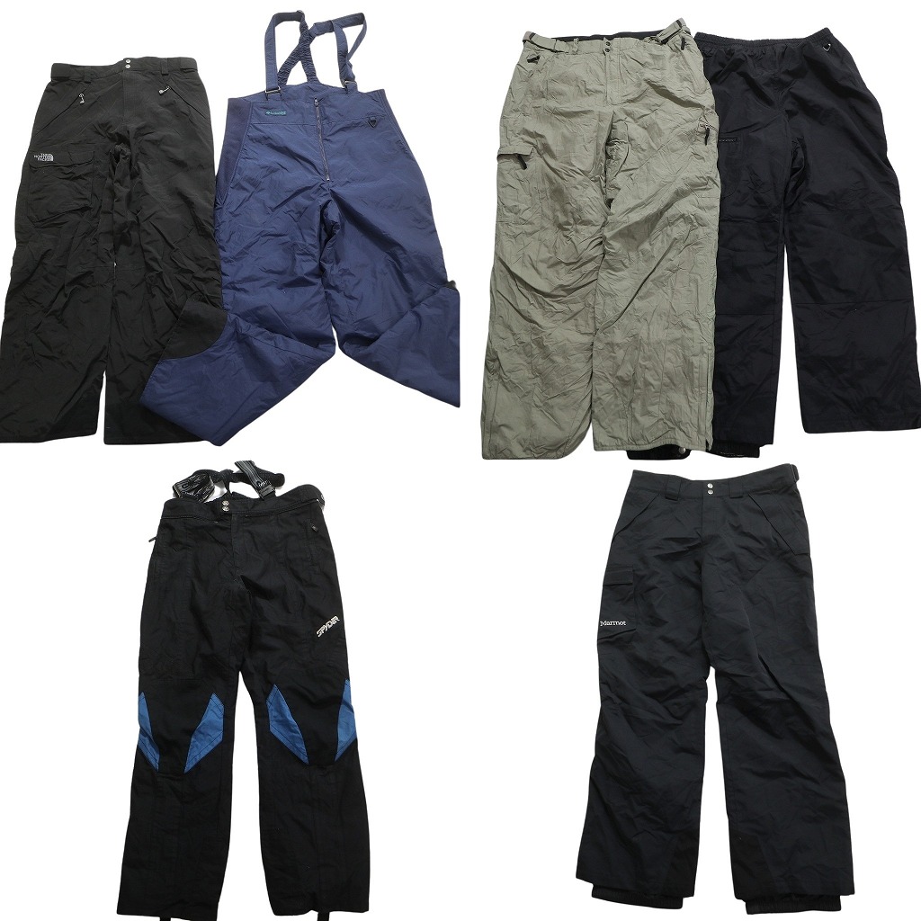 【楽天市場】古着卸 まとめ売り ブランドMIX スキーパンツ パンツ 6枚セット (メンズ L /XL ) ノースフェイス コロンビア