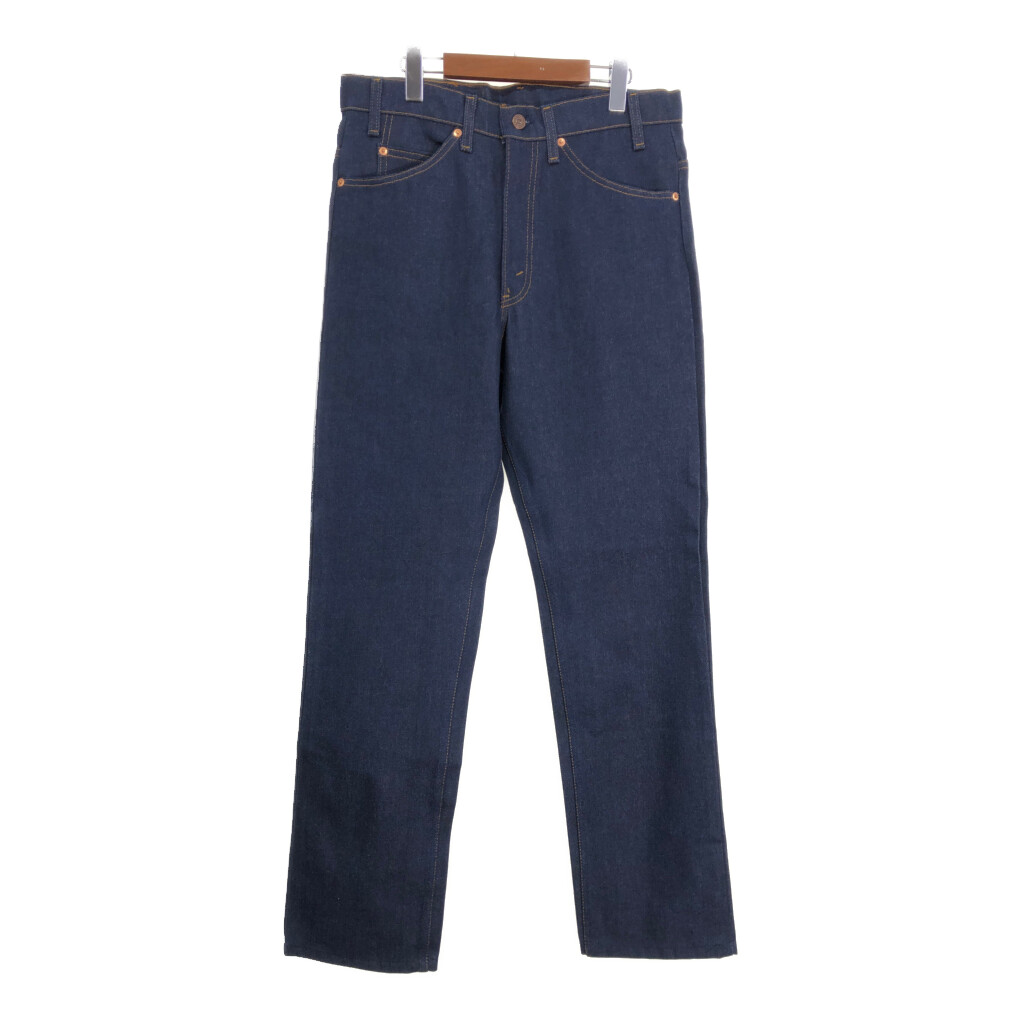 デッドストック 80年代 USA製 Levi's リーバイス 509-0917 デニムパンツ ブルー (メンズ W34 L34) 中古 古着 T0144