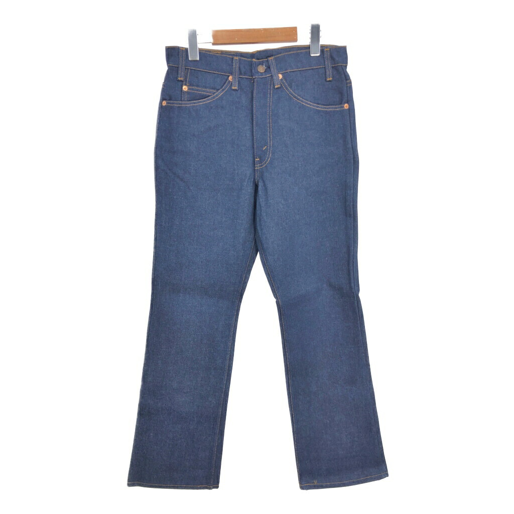 デッドストック 80年代 USA製 Levi's リーバイス 20516-0914 ブーツカット デニムパンツ ブルー (メンズ W32 L30) 中古 古着 T0173