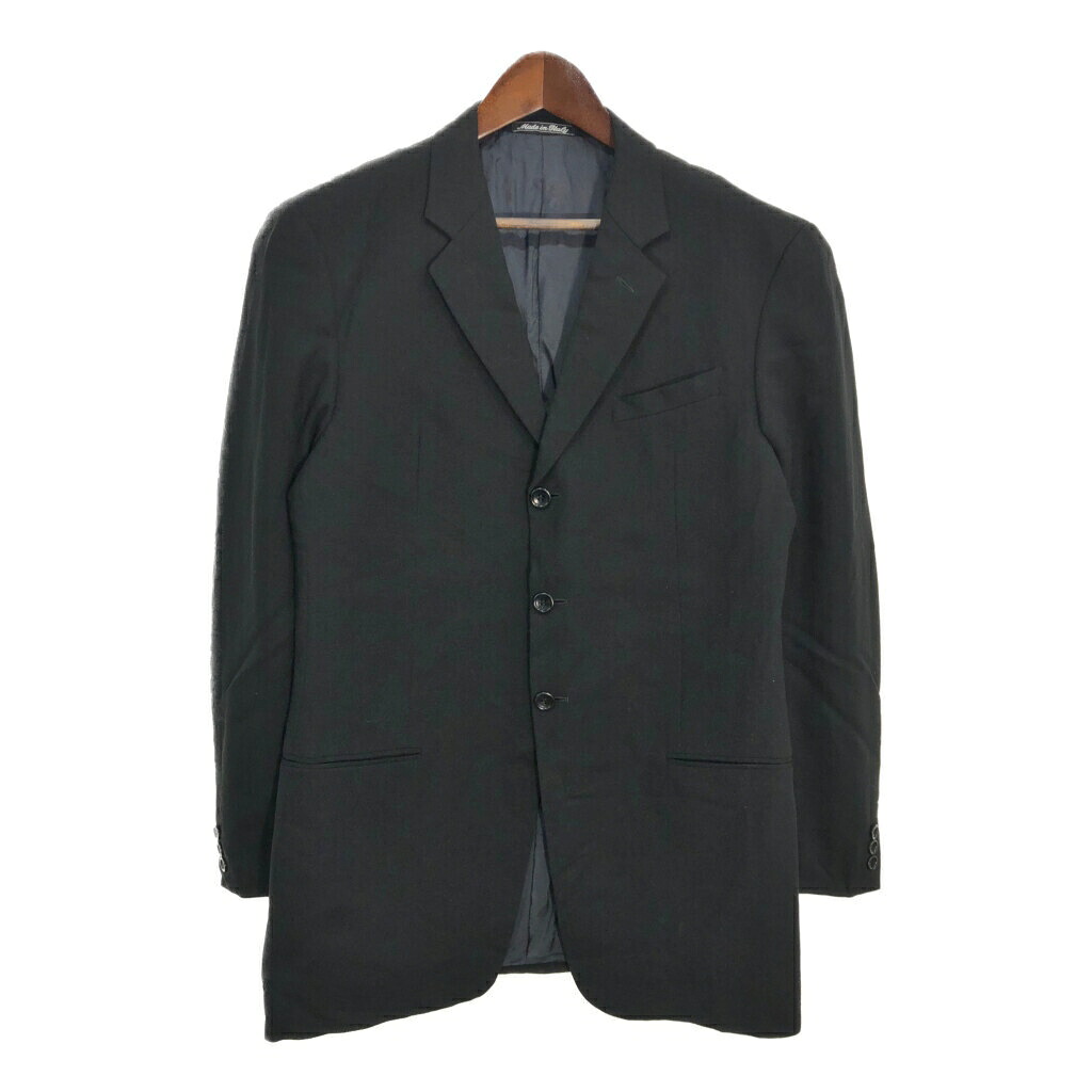 イタリア製 ARMANI COLLEZIONI アルマーニ コレッツォーニ テーラードジャケット ブラック (メンズ 40 L) 中古 古着 T0352｜YAMAHISA USEDCLOTHINGSHOP