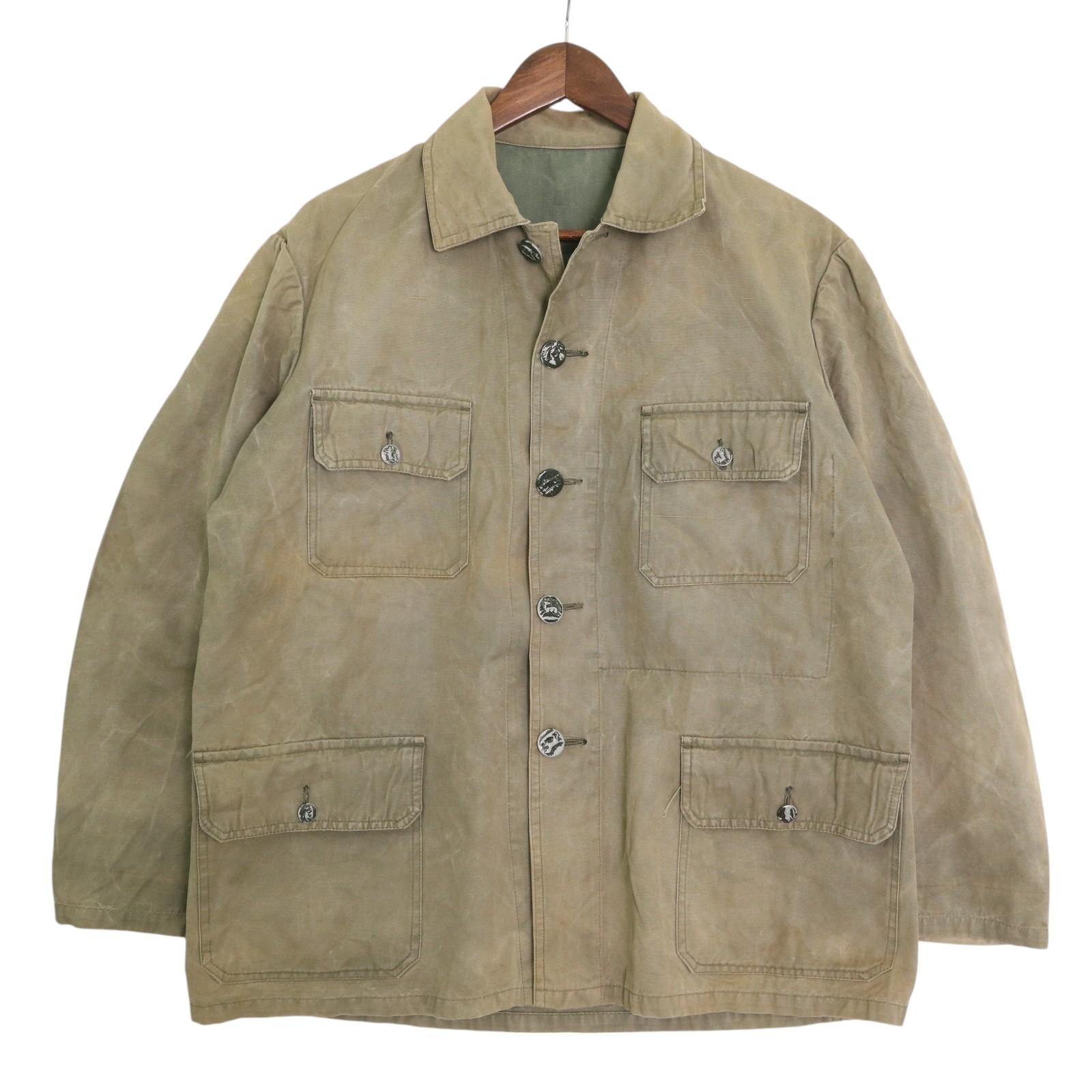 60年代 COLAMTISS ハンティングジャケット アウトドア ユーロ ヴィンテージ オリーブ (メンズ L相当) 中古 古着 A3676｜YAMAHISA USEDCLOTHINGSHOP
