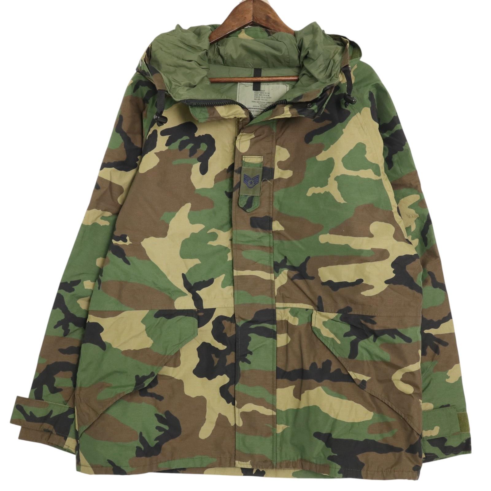 00年代 米軍実物 U.S.ARMY ECWCS GEN1 GORE-TEX パーカー ミリタリー ウッドランドカモ グリーン (メンズ LARGE REGULAR) 中古 古着 A3702|YAMAHISA USEDCLOTHINGSHOP