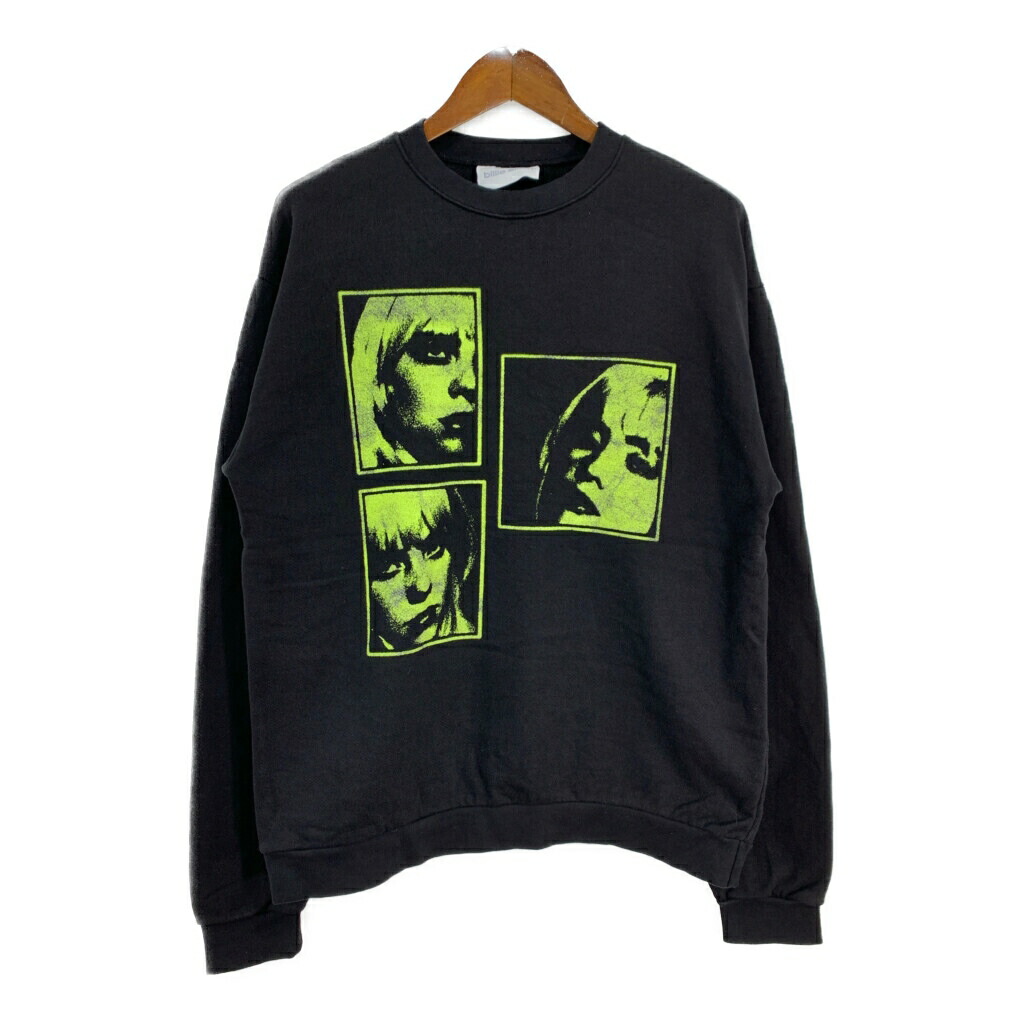Billie Eilish ビリー・アイリッシュ スウェット ブラック (メンズ L) 中古 古着 T0512