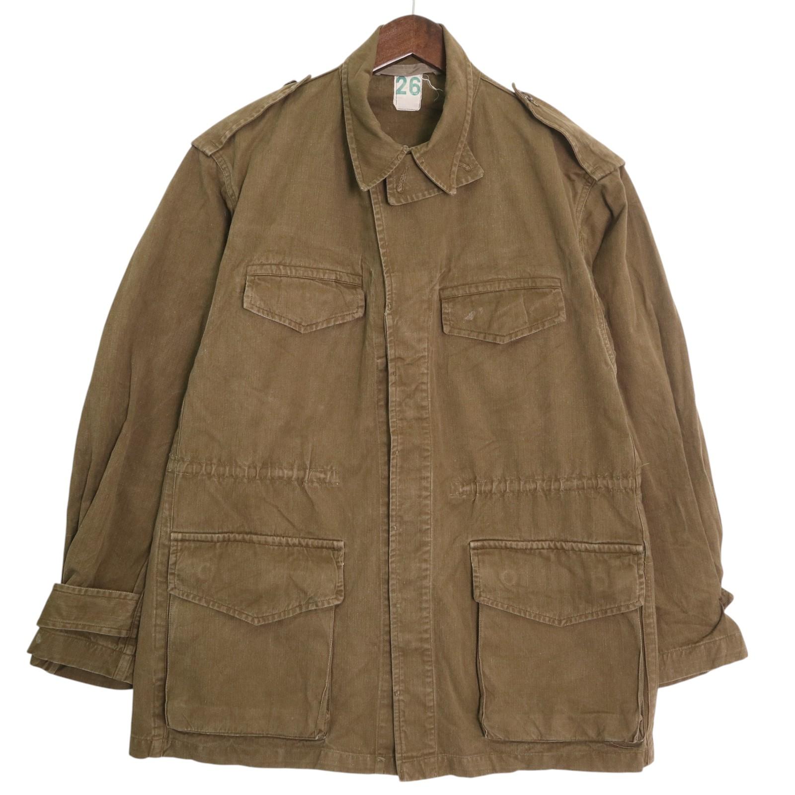 60年代 フランス軍 M-47 フィールドジャケット ヴィンテージ ユーロ ミリタリー オリーブ (メンズ 26) 中古 古着 A3783｜YAMAHISA USEDCLOTHINGSHOP