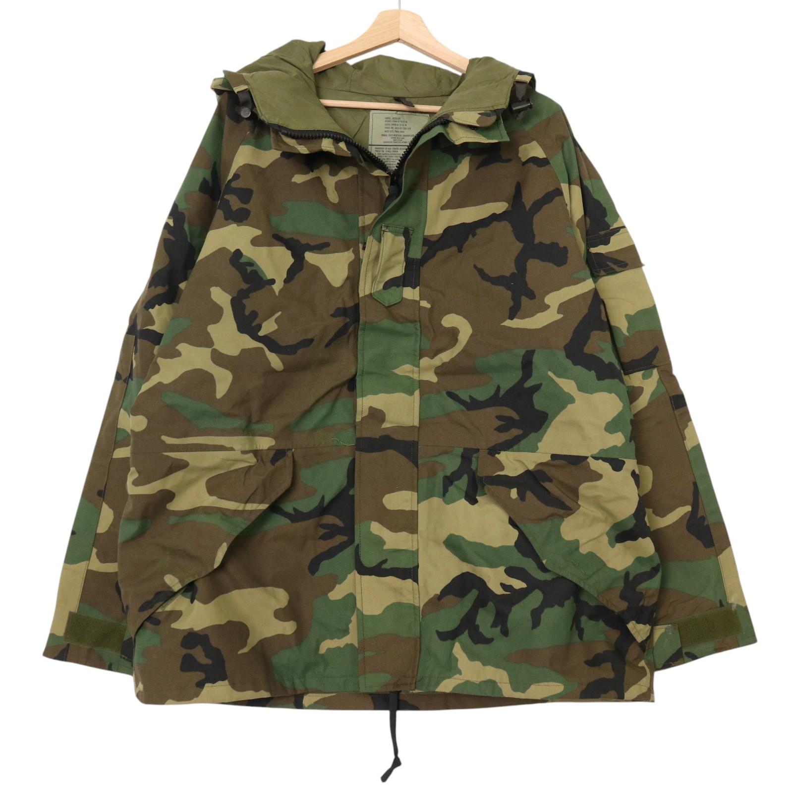 90年代 米軍実物 U.S.ARMY ECWCS GEN1 GORE-TEX パーカー ミリタリー ウッドランドカモ (メンズ LARGE REGULAR) 中古 古着 A3824 17,573円