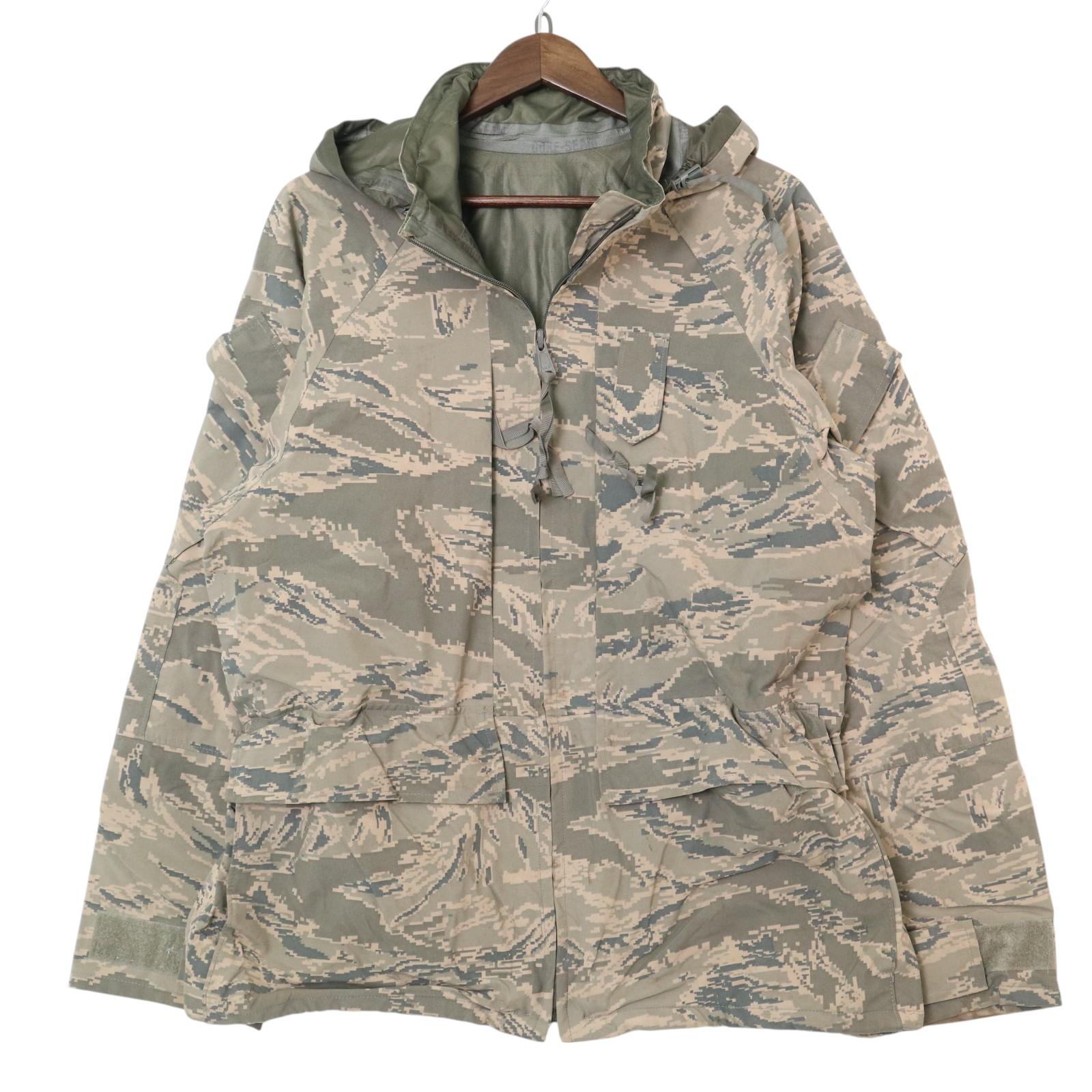 00年代 米軍実物 U.S.AIRFORCE APECS GORETEX パーカージャケット ミリタリー ABUカモ (メンズ MEDIUM SHORT) 中古 古着 A3845｜YAMAHISA USEDCLOTHINGSHOP 18,315円