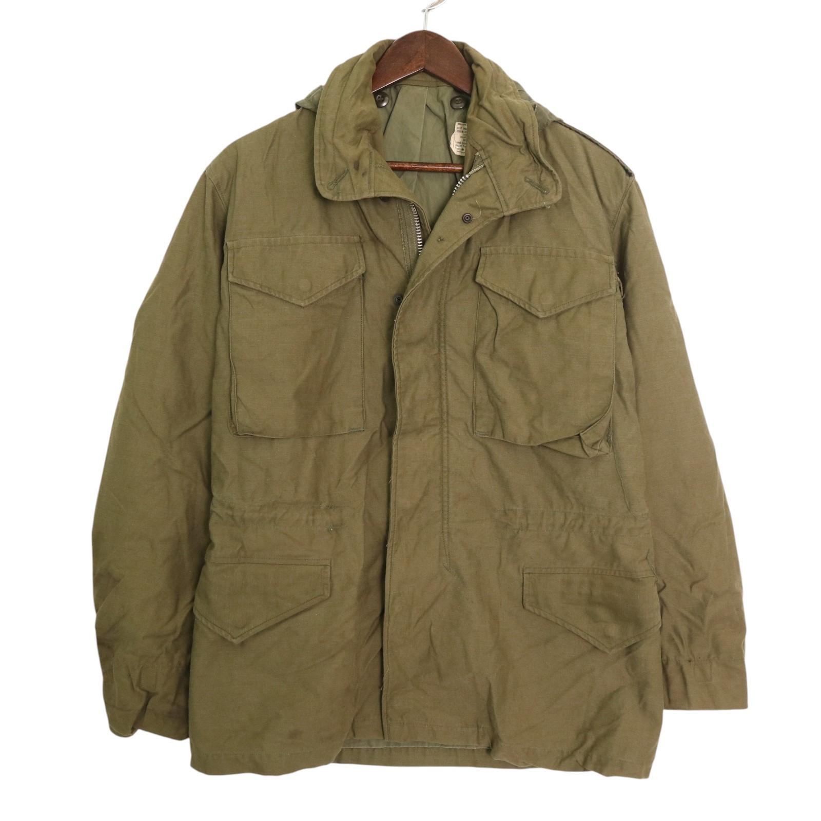 70年代 米軍実物 U.S.ARMY M-65 フィールドジャケット 2nd ヴィンテージ ミリタリー オリーブ (メンズ SMALL REGULAR) 中古 古着 A3861|YAMAHISA USEDCLOTHINGSHOP