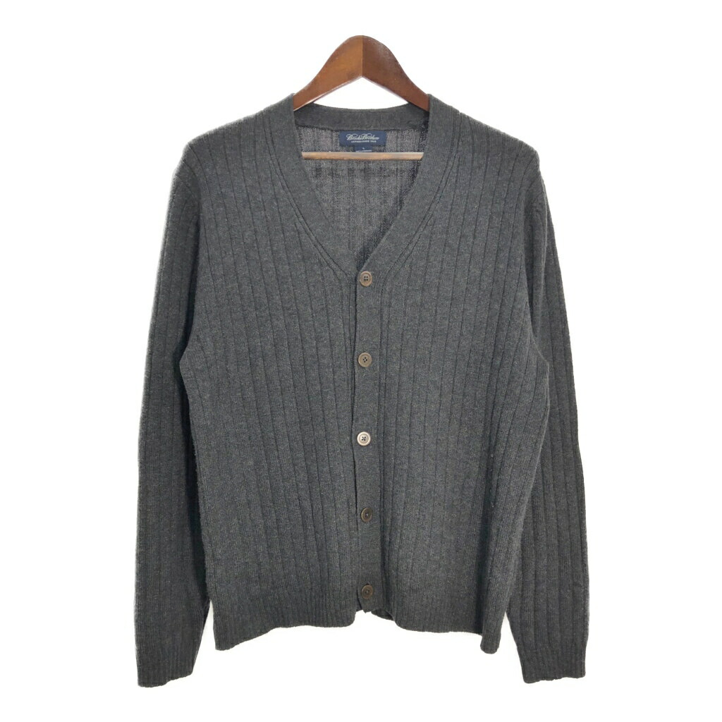 80s イギリス製 brooks brothers カーディガン グレー ニット 80s USA製 Brooks Brothersブルックスブラザーズ Brooksgate