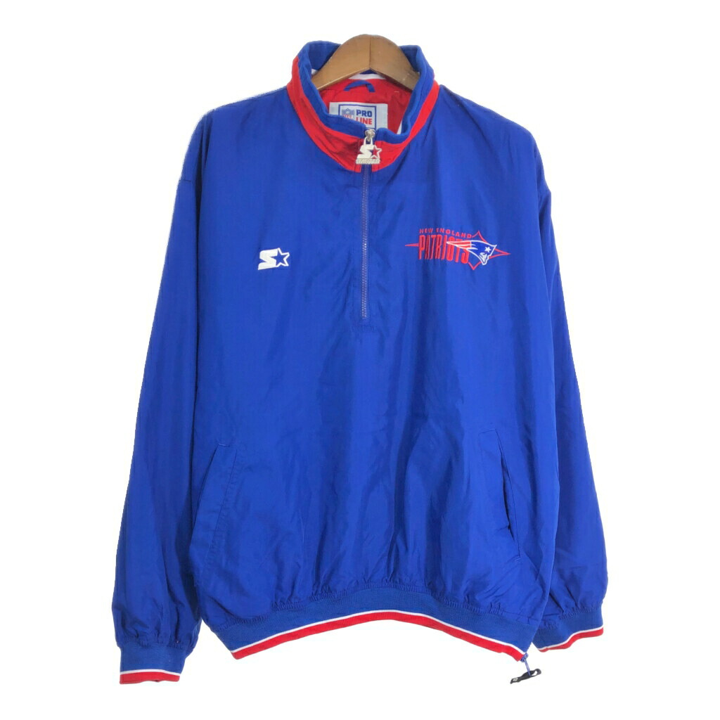 レア【古着】NFLペイトリオッツ 刺繍プルオーバーナイロンジャケット メンズL 楽天市場】NFL ニューイングランド・ペイトリオッツ スタジアム