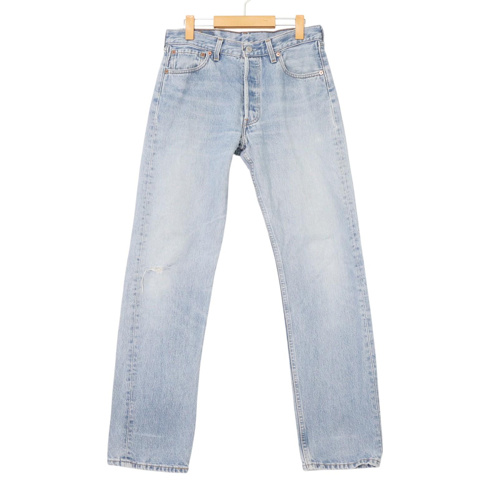 s*2様 【サイズ30】 Stussy Levi's 501 ライトブルー デニ STUSSY Stussy × Levi's Embossed 501 Denim ステューシー
