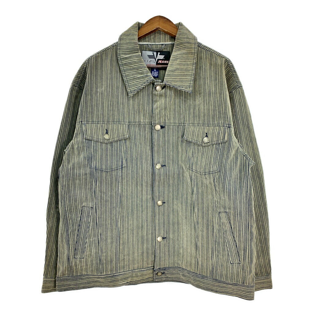 VEEZO JEANS コーデュロイジャケット カーキ (メンズ XL) 中古 古着 T1903