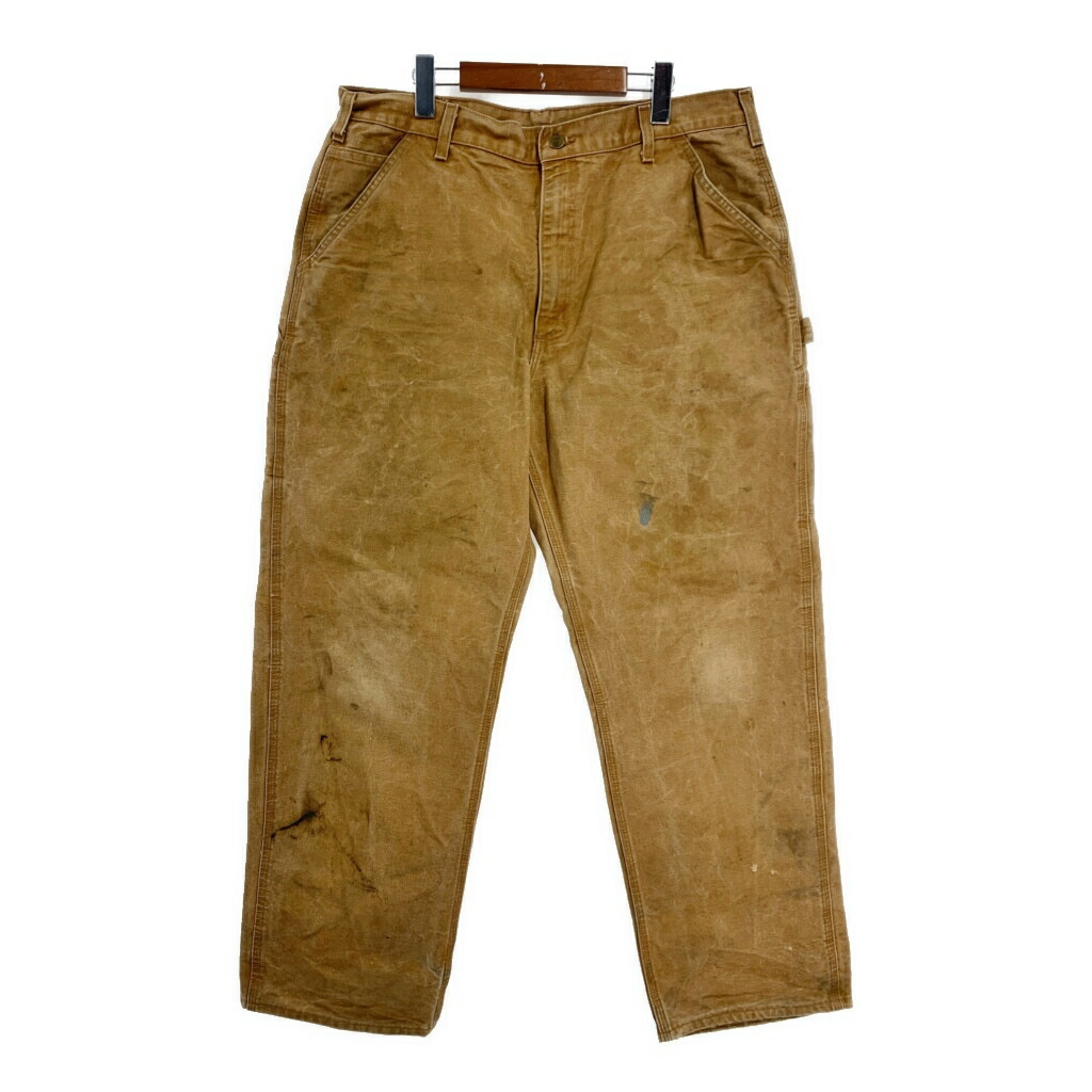 【大人気】Carhartt カーハート ダック地 ペインターパンツオリーブW32 即発送】Carhartt カーハート ペインターパンツダック地