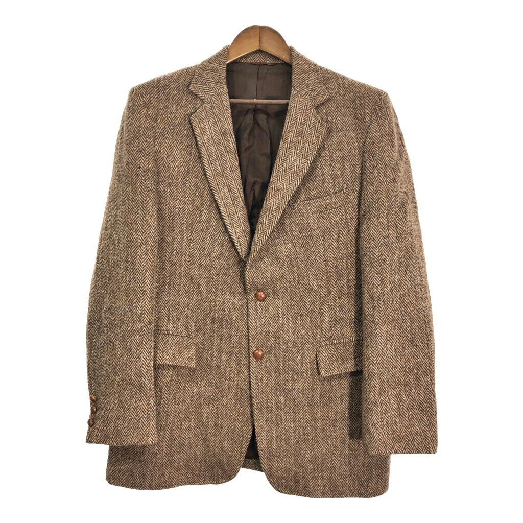 Harris Tweed　ハリスツイード　テーラードジャケット 茶系　管理番号付 HARRIS TWEED SALE ジャケット テーラード ブレザー ハリス