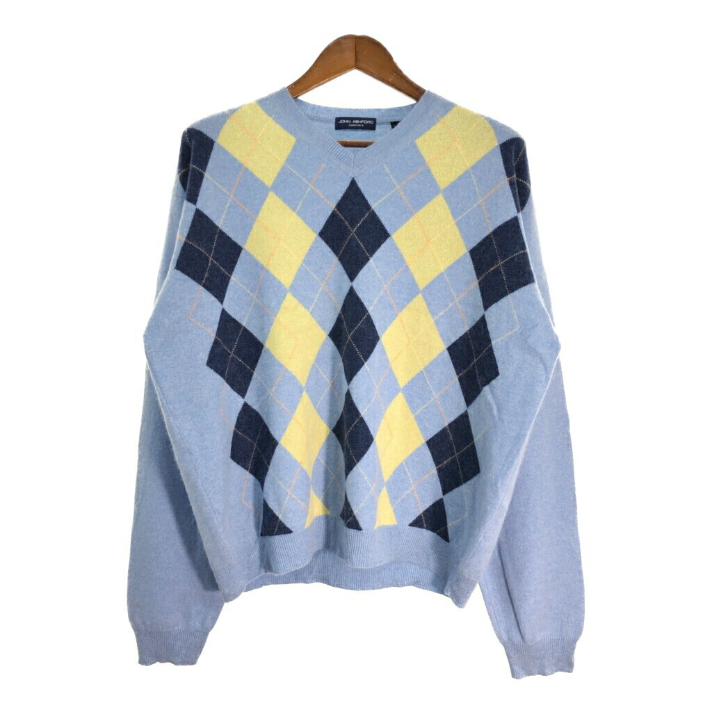 カシミヤ100% 極美品 ハケットロンドン ニット セーター M エルボーパッチ Maison Margiela - エルボーパッチセーター | River