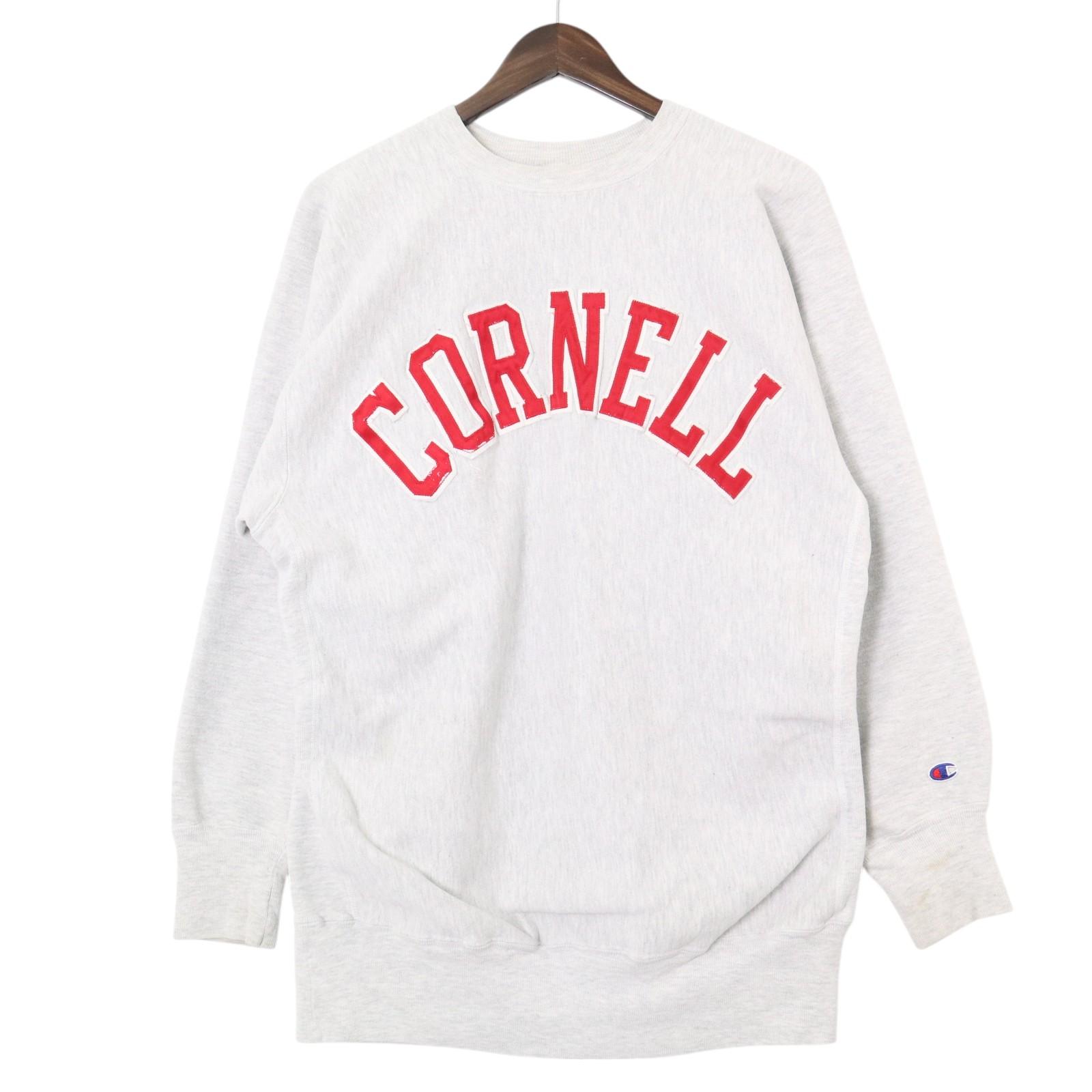 90年代 Champion チャンピオン REVERSE WEAVE リバースウィーブ スウェット 大きいサイズ カレッジ グレー (メンズ XXL) 中古 古着 A4151