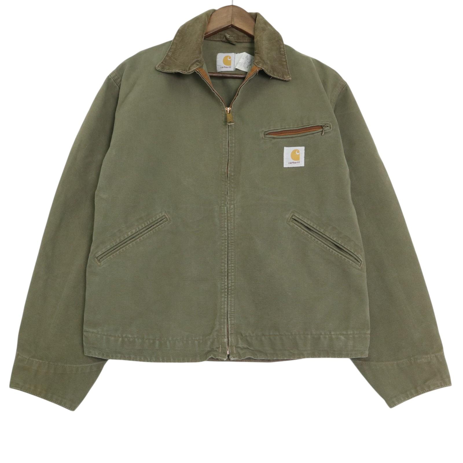 USA製　Carhartt デトロイトジャケット J97 MOS USA製 Carhartt デトロイトジャケット モスグリーン J97 MOS