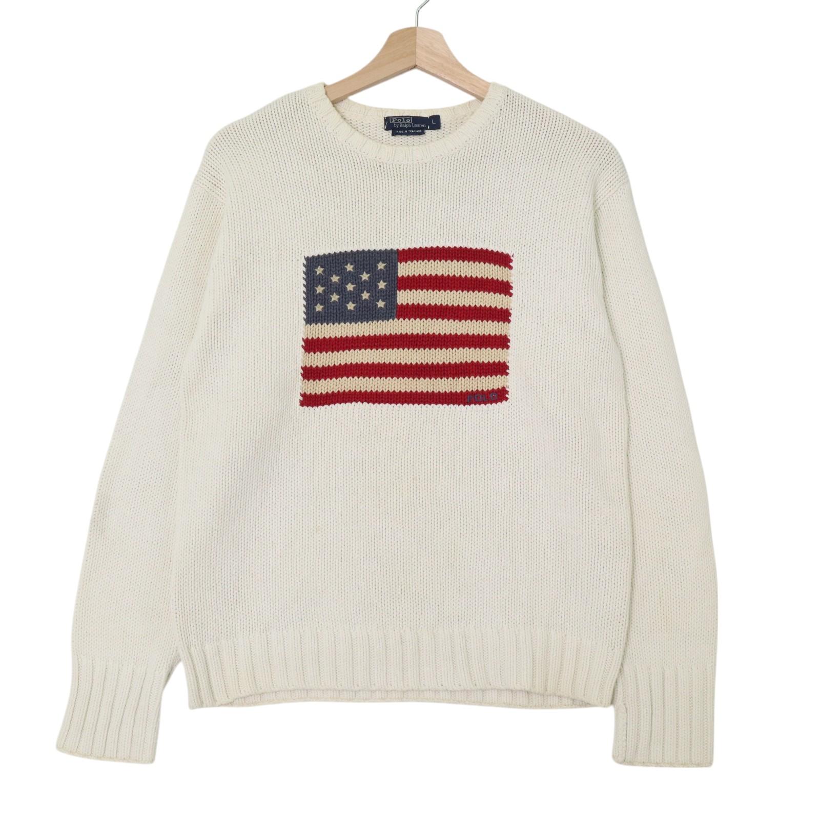 希少✨ラルフローレン　フリンジトリム　フラッグ　セーター　星条旗　S　ネイビー 楽天市場】ラルフローレン POLO Ralph Lauren 星条旗 アメリカン