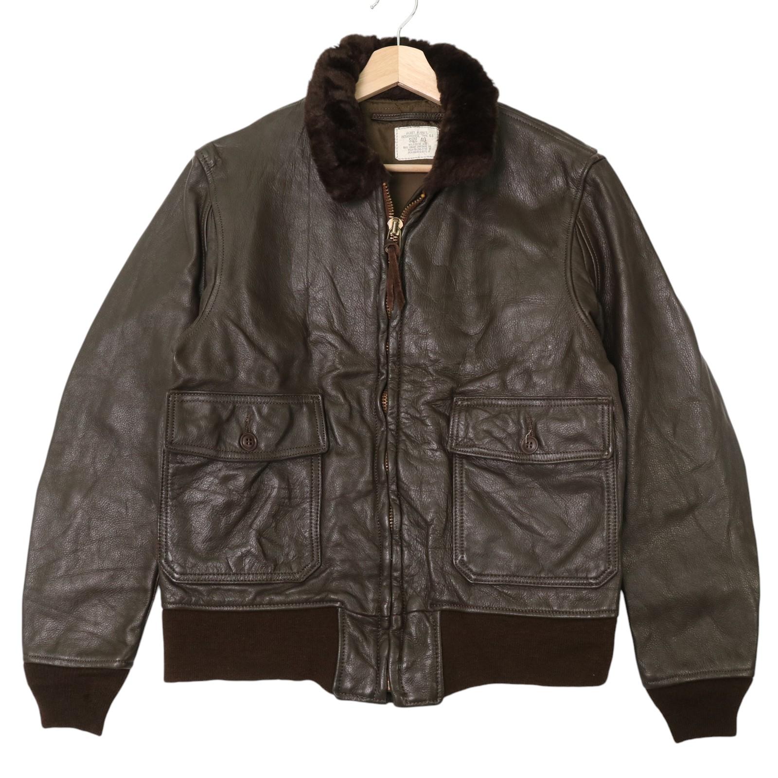 楽天市場】60年代 米軍実物 U.S.NAVY G-1 フライトジャケット