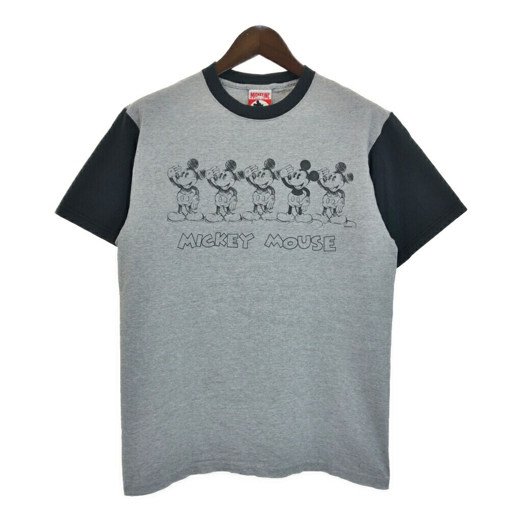 完売品 未使用品 epa ミッキー Tシャツ Mサイズ グレー 楽天市場】z□ディズニー/Disney ミッキープリントTシャツ【L
