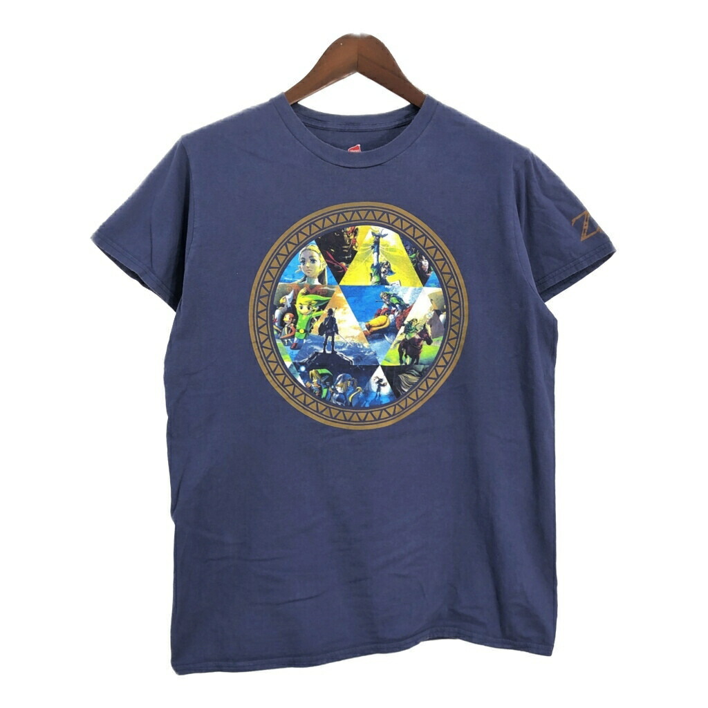 ビンテージ古着！2003年 任天堂 ゼルダの伝説 オフィシャル プリントTシャツ 00年代 ゼルダの伝説 トワイライトプリンセス キャラクター