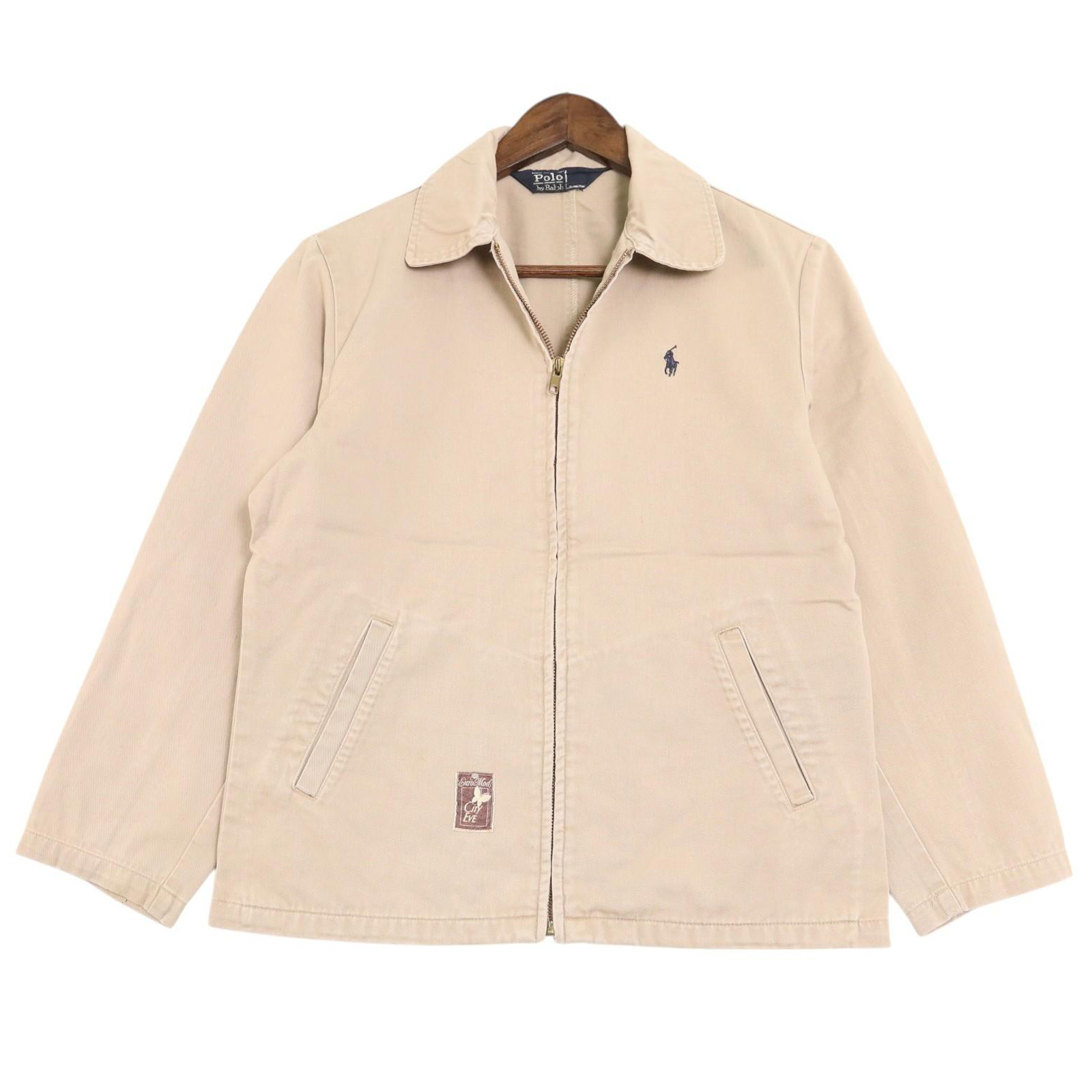 90-00s Polo by Ralph Lauren スイングトップ 襟コーズ 90´s Polo Ralph Lauren 襟コーズ スイングトップ 黒