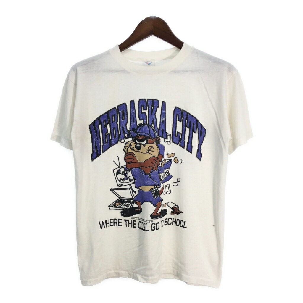 ワーナーブラザーズ　トレーナー　NFL　タズマニアンデビル　90s　USA製 古着 90年代 ルーニー テューンズ LOONEY TUNES タズマニアン