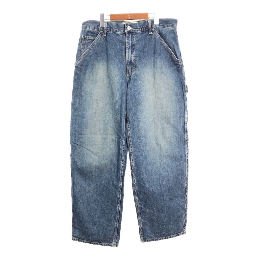 (古着)00s ワイドペインターパンツ デニム cityboy USA製 90~00s FUBU Denim Painter Pants 薄青 W40×L32 フブ