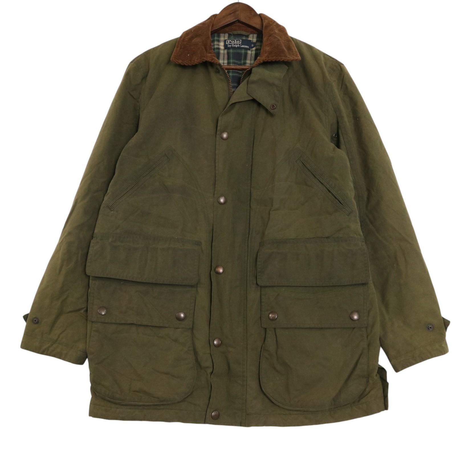 80s 90s ラルフローレン　オイルドジャケット　USA製　希少 80s90s ralphlauren polosportsman オイルド ハンティングジャケット L