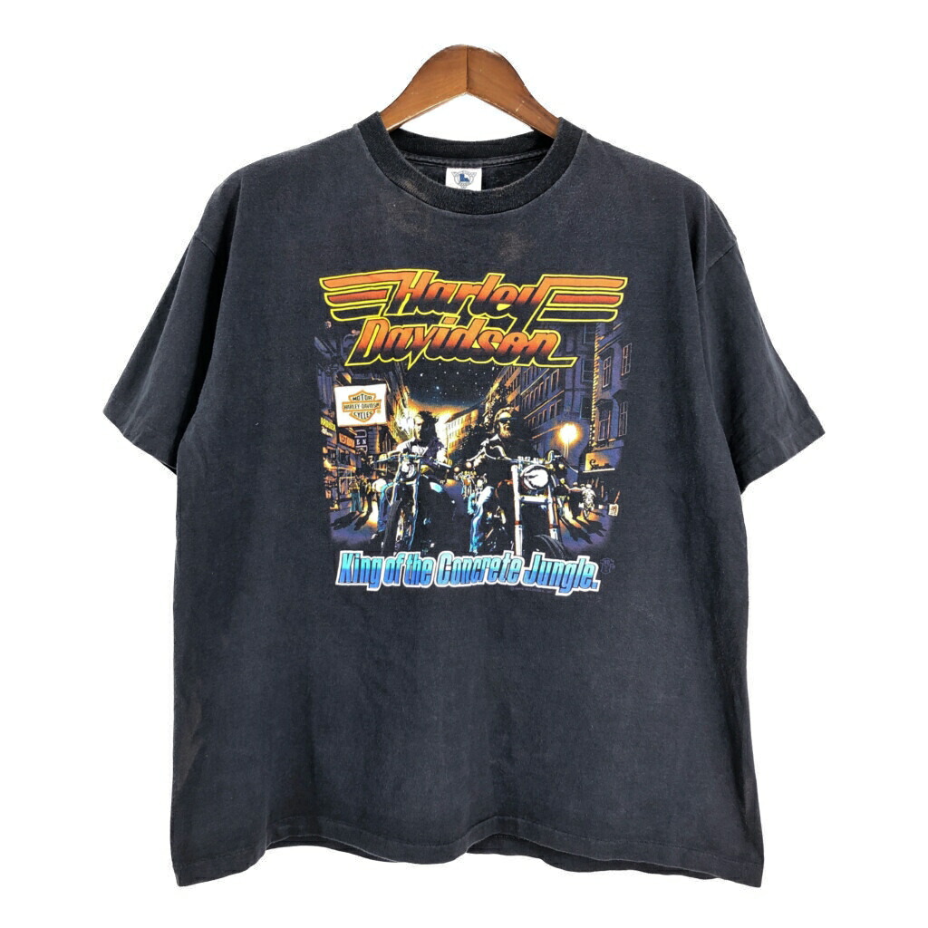 00sHARLEYDAVIDSONハーレーダビッドソン半袖TシャツイーグルXL② 13120498-a.jpg