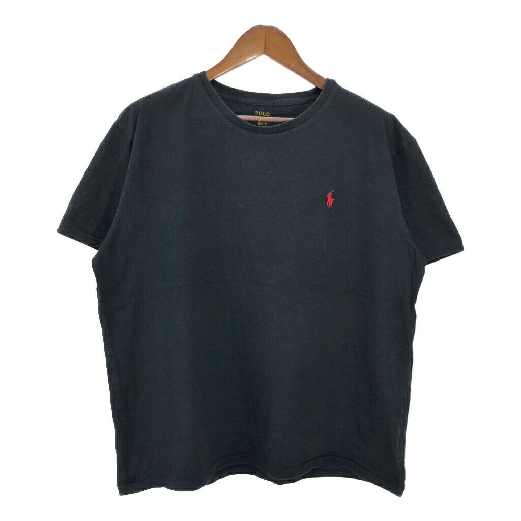 [ポロ ラルフローレン] ビンテージ風 ブラックロゴ Tシャツ POLO RALPH LAUREN SLEEPWEAR tシャツ LAUREN/ポロラルフ
