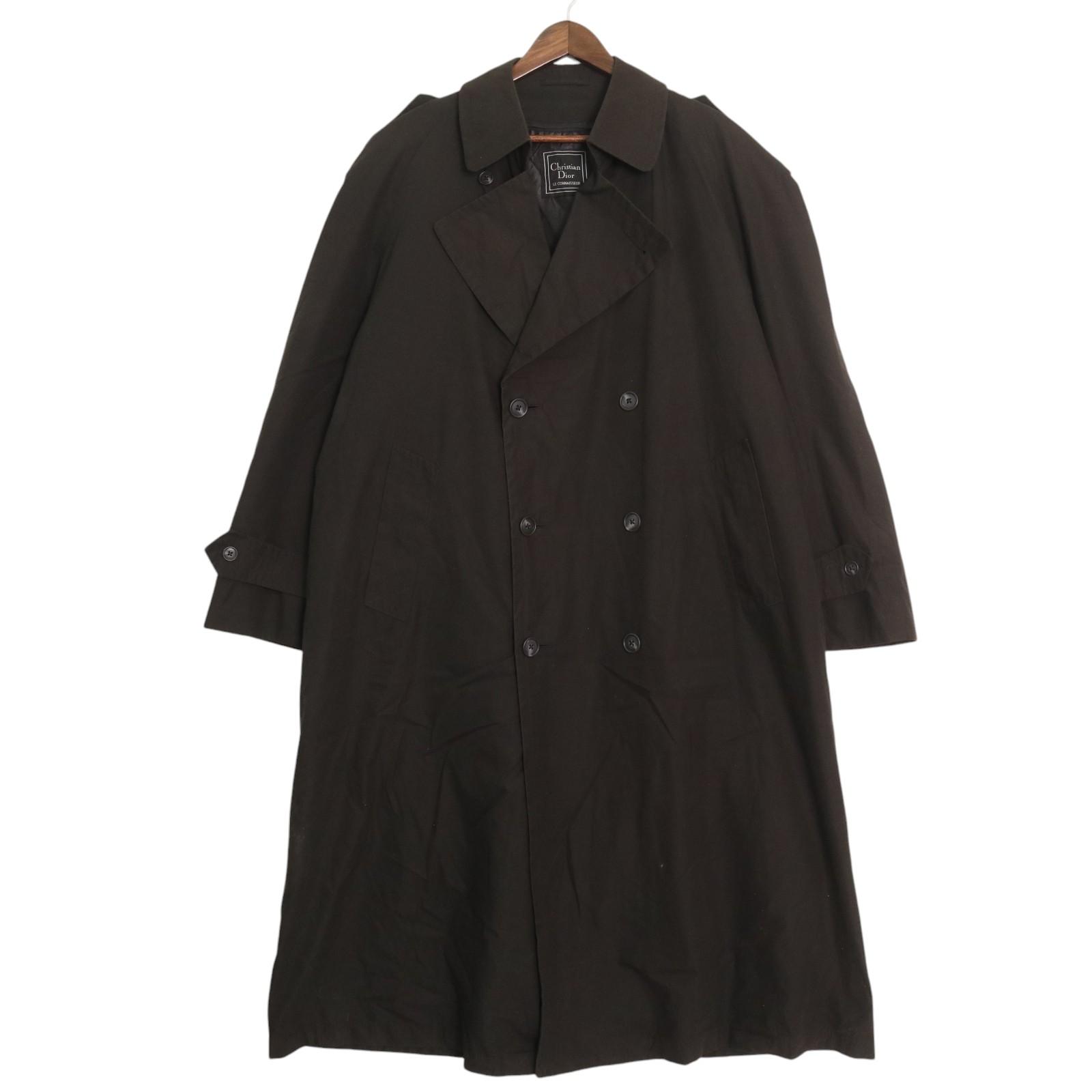 クリスチャンディオール トレンチ コート フォーマル 46R古着 90s 長袖 クリスチャンディオール トレンチ コート フォーマル 46R古着 90s 長袖