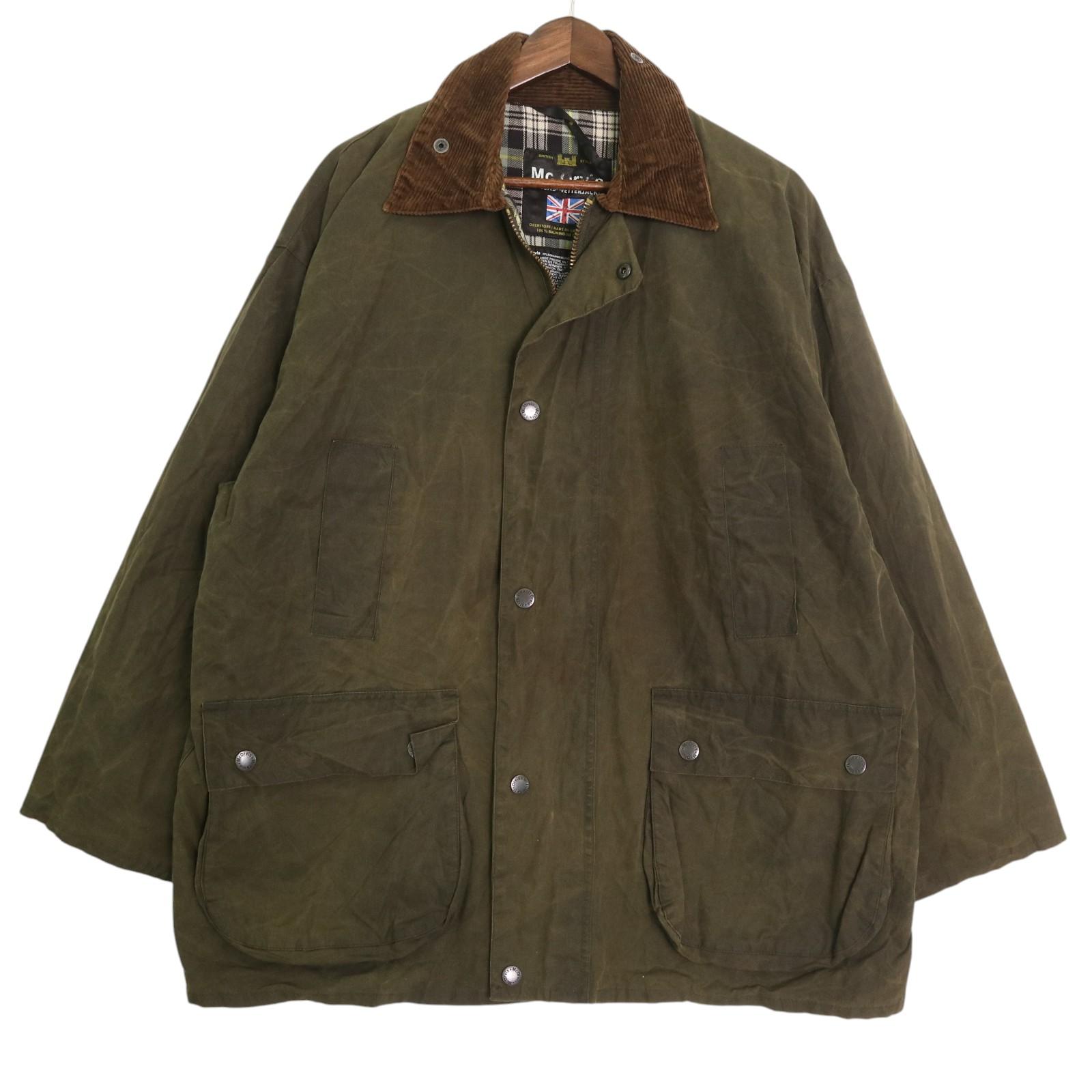 00年代 イギリス製 Mc Orvis マックオービス オイルドジャケット オリーブ(メンズ L)中古 古着 A4730|YAMAHISA USEDCLOTHINGSHOP