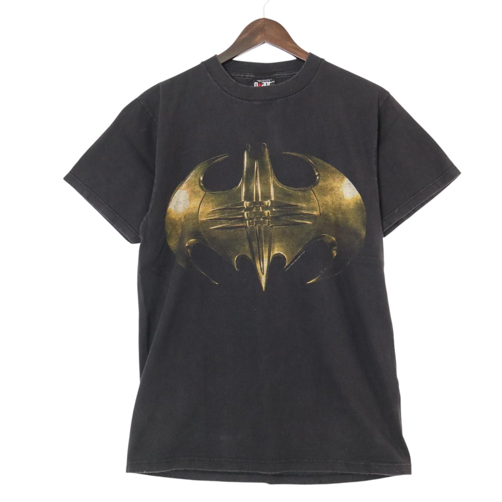 90年代 GIANT ジャイアント バットマン BATMAN 半袖Ｔシャツ ムービー ブラック（メンズ M ）中古 古着 A4796｜YAMAHISA USEDCLOTHINGSHOP