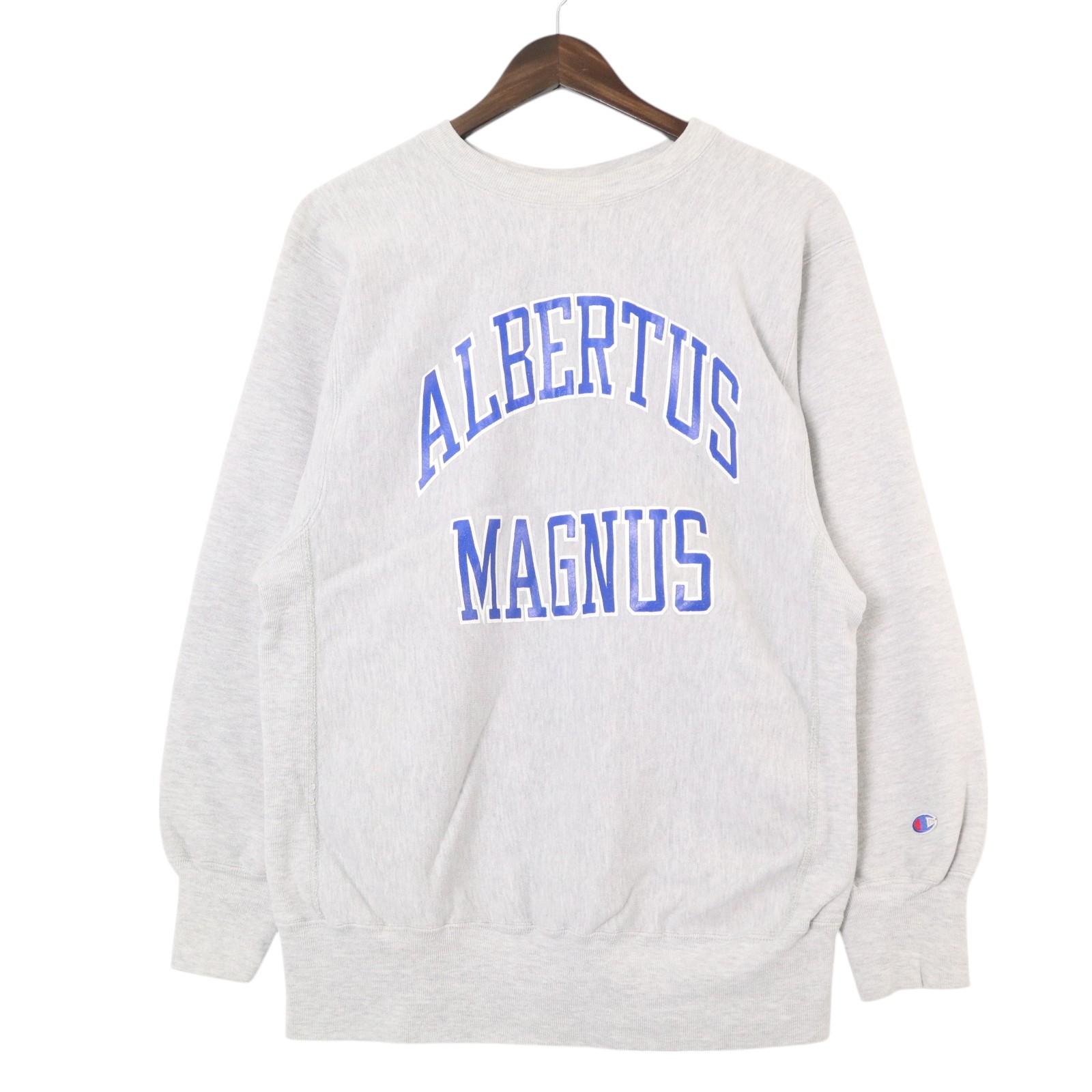90年代 USA製 Champion チャンピオン REVERSE WEAVE リバースウィーブ スウェット カレッジ ライトグレー(メンズ X-LARGE)中古 古着 A4859