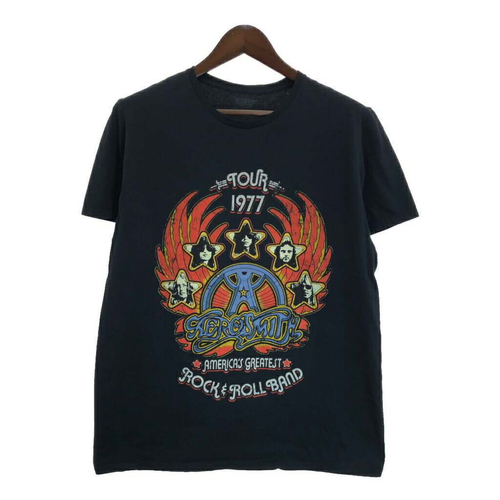 エアロスミス　Tシャツ 楽天市場】【中古】Hanes AEROSMITH エアロスミス ROCKS クルー