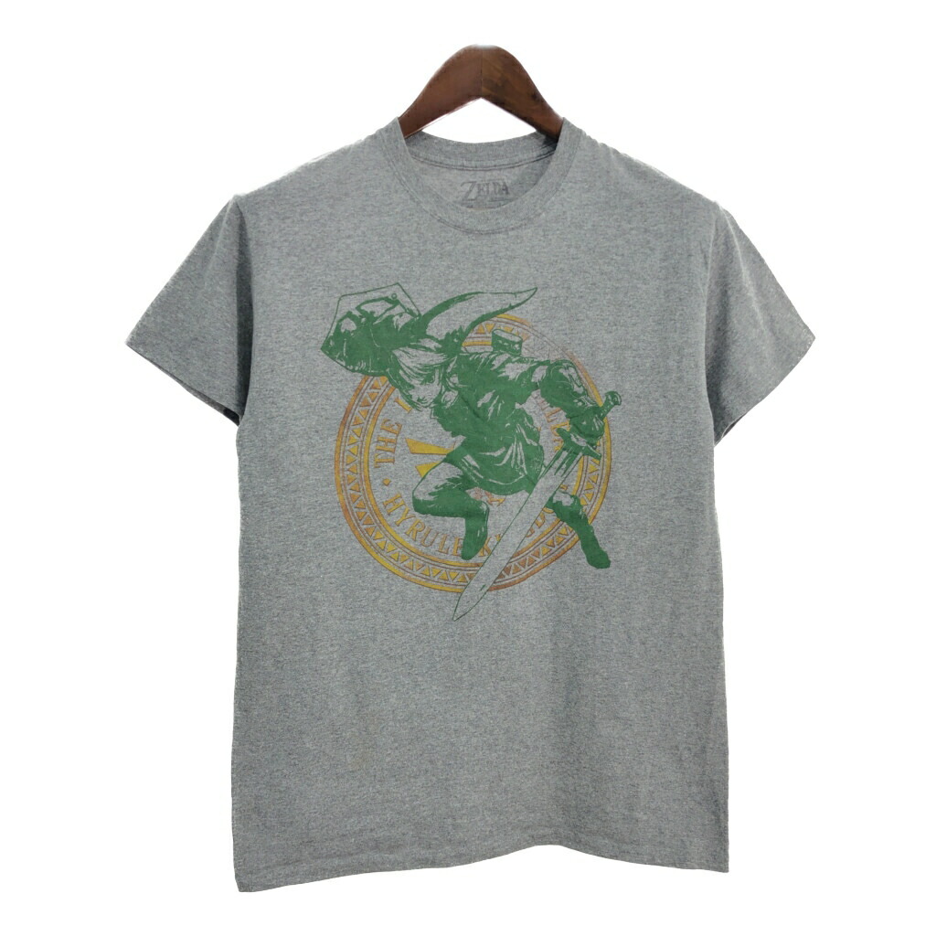 楽天市場】ZELDA キャラクターTシャツ ヴィンテージ ブラック ゼルダ