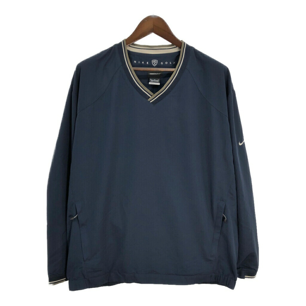 NIKE GOLF ナイキゴルフ　メンズ　レッド　プルオーバーナイロンジャケット 楽天市場】NIKE GOLF スウォッシュ ロゴ 刺繍 Vネック プル