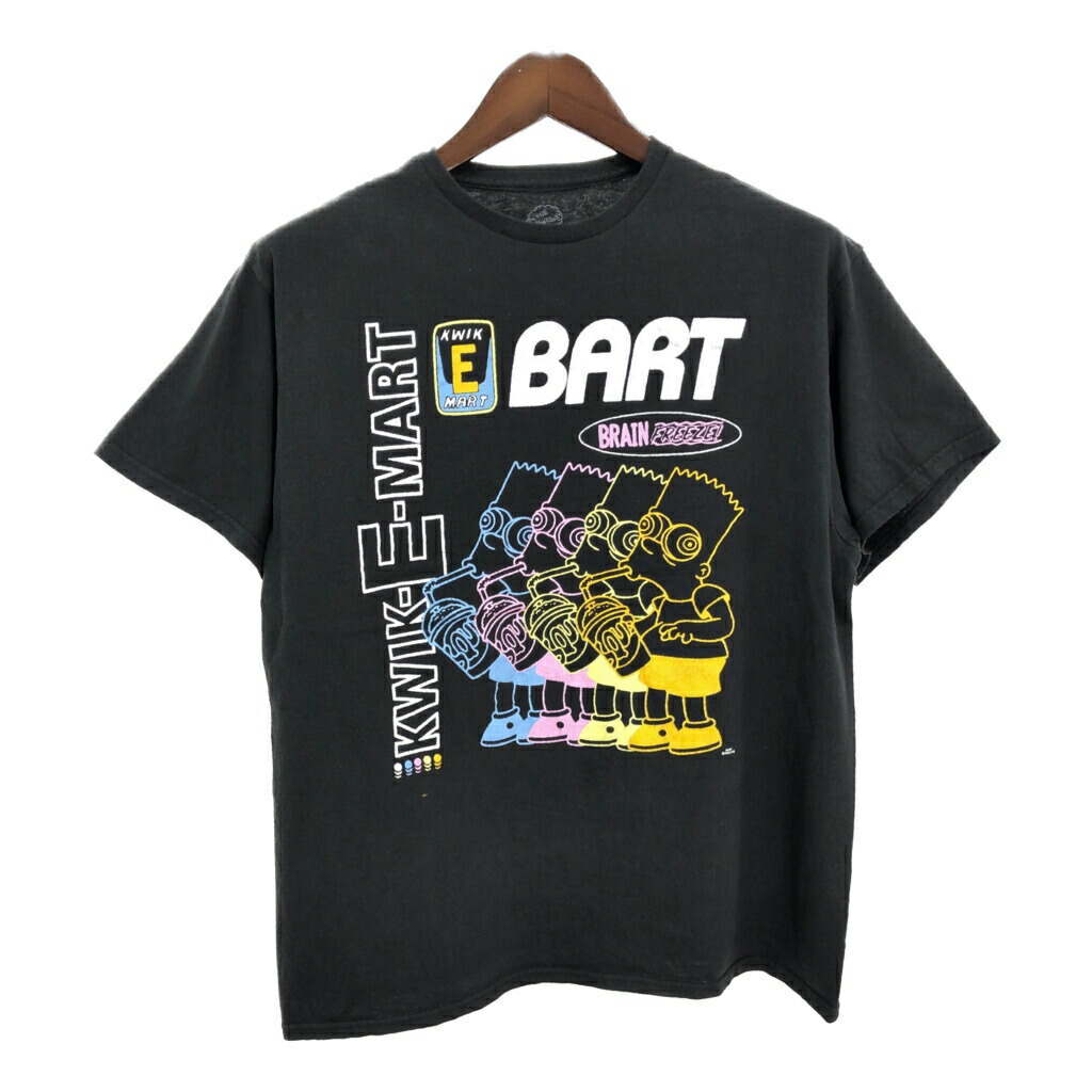 ザ・シンプソンズ Tシャツ プリント バート スケボー メンズ L 灰 ザ・シンプソンズ Tシャツ プリント バート スケボー メンズ L
