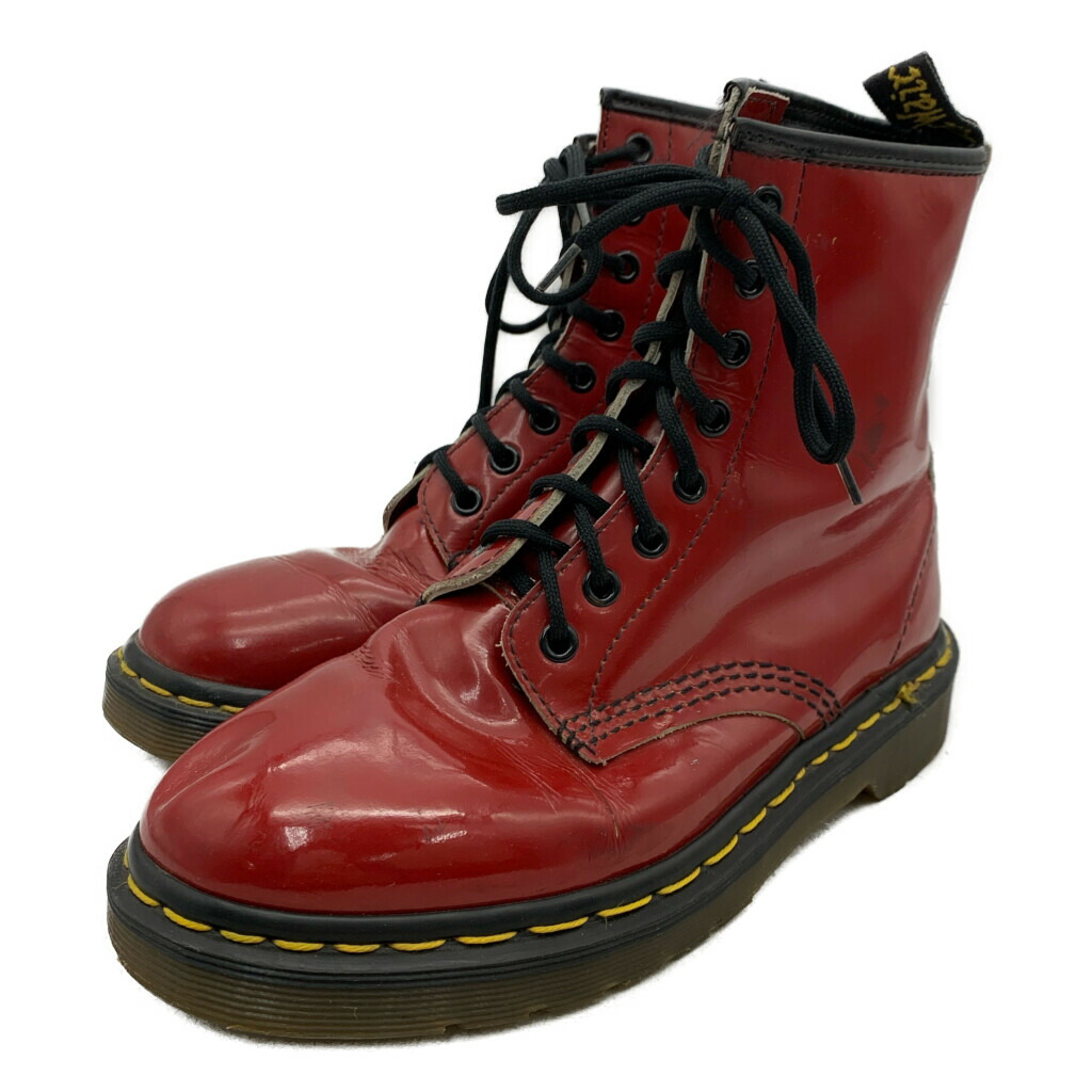 楽天市場】【中古】Dr.Martens / エナメル8ホールブーツ ドクター
