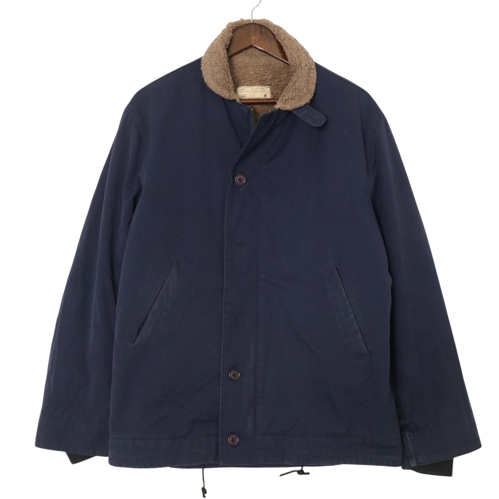 70年代 NAVY DEPARTMENT N-1デッキジャケット ヴィンテージ ミリタリー ネイビー(メンズ M)中古 古着 A5028｜YAMAHISA USEDCLOTHINGSHOP