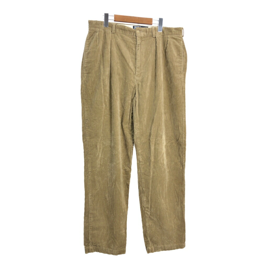 ポロラルフローレン　ブラウン　コーデュロイパンツ　　31/30 ゴールデンサイズ POLO RALPH LAUREN - vintage 90s 30×30 ゴールデンサイズ 茶色