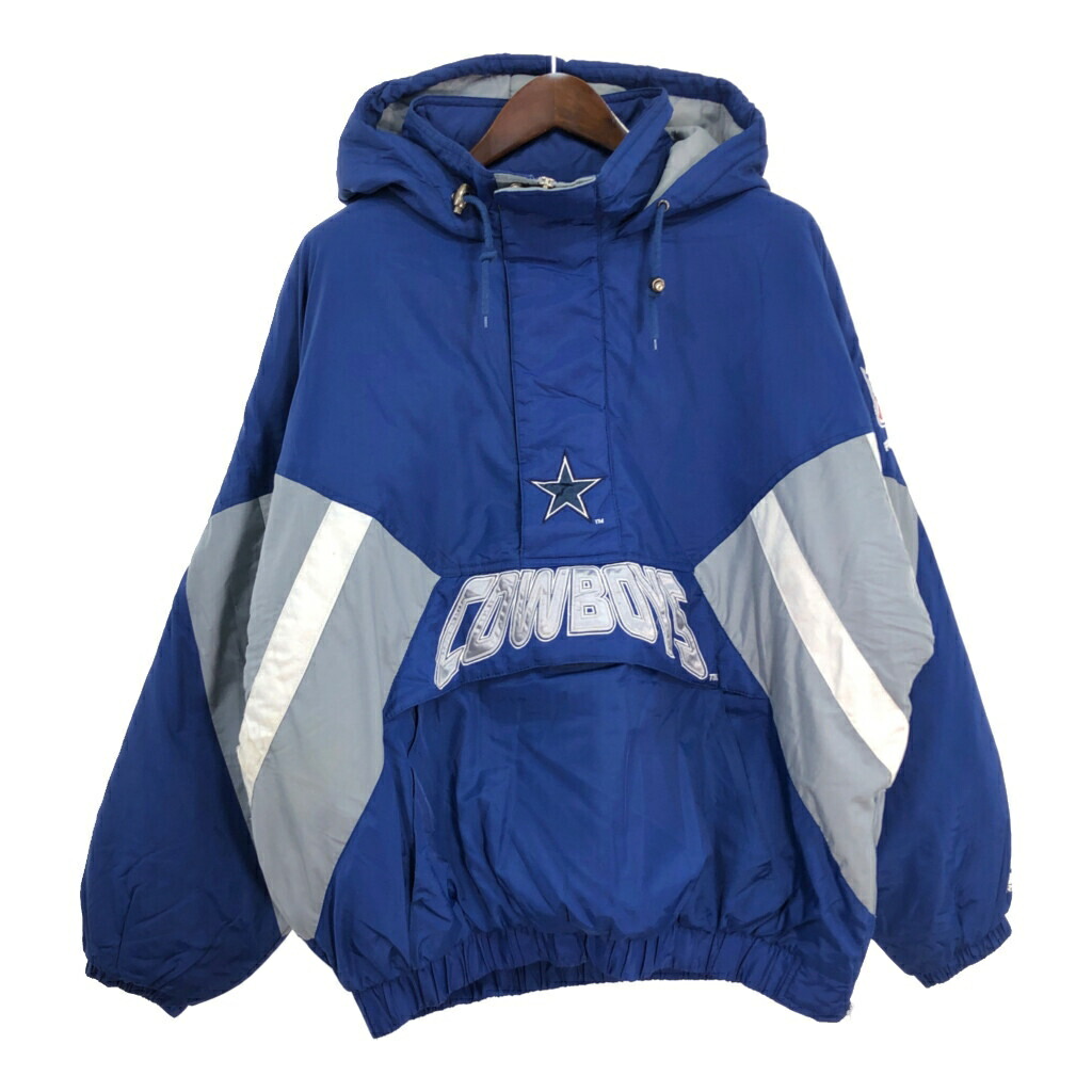 ナイキ プロライン NFL ダラスカウボーイズ ナイロンジャケット 中綿 古着 楽天市場】90年代 LOGO ATHLETIC NFL ダラス・カウボーイズ 中綿
