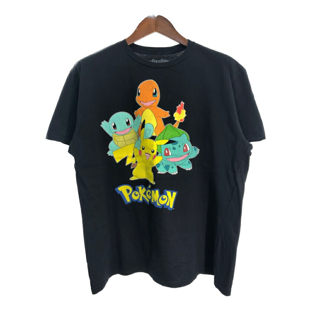 楽天市場】古着 ポケモン POKEMON プリント 半袖 Tシャツ S ブラック