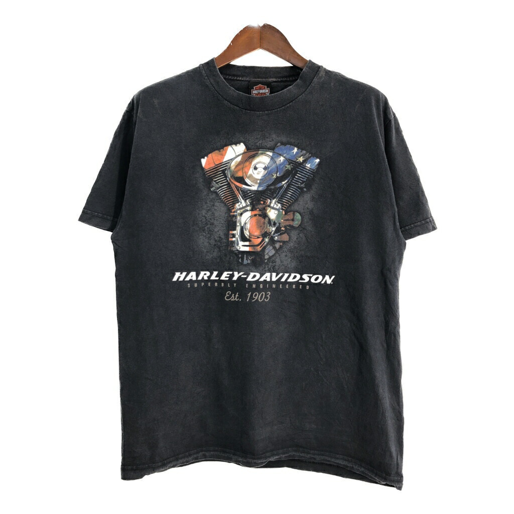 ハーレーダビッドソン Tシャツ Harley Davidson ハーレーダビッドソン 東京 Tシャツ ライダース バイク ロック