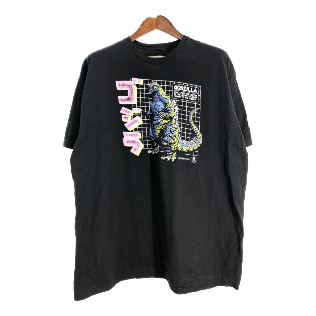 楽天市場】☆ ゴジラ プリント 半袖 Tシャツ ( メンズ M 程) GODZILLA